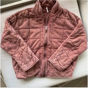Free People Quilted Dolman Jacket